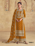 Fox Georgette with Embroidery Sequence work Suit