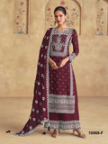 Fox Georgette with Embroidery Sequence work Suit