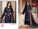 HEAVY REYON WITH SELF EMBROIDERY WORK SUIT