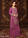 HEAVY CHINNON EMBROIDERY SEQUENCE WORK SUIT