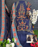 HEAVY REYON WITH SELF EMBROIDERY WORK SUIT