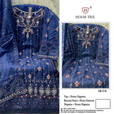 Heavy Organza Embroidery work Suit