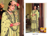Heavy Faux Georgette With Embroidery Work With Foil Paper Work Suit