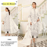 Fox Georgette With Heavy Embroidery work Salwar Suit