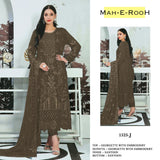 Heavy Faux Georgette with Sequence Embroidered work & Khatli work Suit