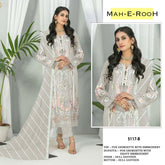 Heavy Faux Georgette with Heavy Embroidery Sequence & Multi Thread work Suit