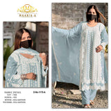 Heavy Fox Georgette With Embroidery Work Suit