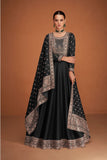 Heavy Premium Silk With Embroidery Sequence Work Suit