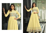 Heavy Foux Georgette Embroidery 5 color Dhaga Double Sequence Work Suit