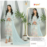 ORGANZA EMBROIDERED WORK SUIT