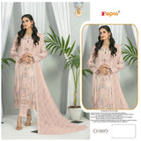 ORGANZA EMBROIDERED WORK SUIT