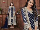 Heavy Net Embroidery Work Suit