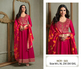 BANGALORI SILK EMBROIDERY WORK SUIT