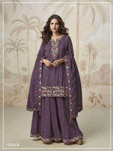 Roman Simar with Embroidery Multi & Zarkhan Work Suit