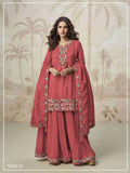 Roman Simar with Embroidery Multi & Zarkhan Work Suit