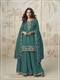 Roman Simar with Embroidery Multi & Zarkhan Work Suit