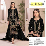 Velvet with Heavy Embroidery Sequence work Suit