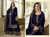 Heavy Faux Georgette with Embroidery Sequence & Thread work Suit
