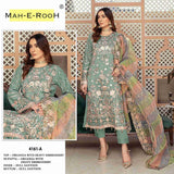 HEAVY ORGANZA WITH EMBROIDERY WORK SUIT