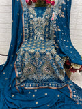 CHINON HEAVY EMBROIDERED WITH HANDWORK SUIT