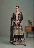 Heavy Premium Chinon With Multi Thread & Sequence Embroidery Suit