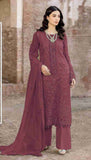 FOX GEORGETTE EMBROIDERY WORK SUIT