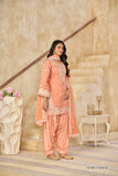 Roman Silk Embroidery Work Suit