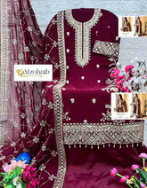 Georgette Embroidery Work Suit