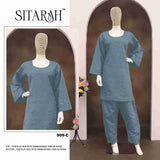 Pv Cotton with Heavy Embroidered VISCOSE Thread work Suit