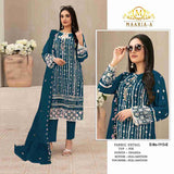 Heavy Fox Georgette With Embroidery Sequence Work Suit