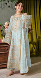 ORGANZA EMBROIDERED SUIT