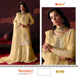 ORGANZA EMBROIDERED Worked Salwar Suit