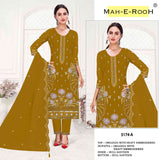 Heavy Organza with Embroidery work Suit