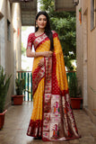 Dola soft silk with Bandhej Paithni saree