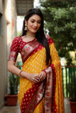 Dola soft silk with Bandhej Paithni saree