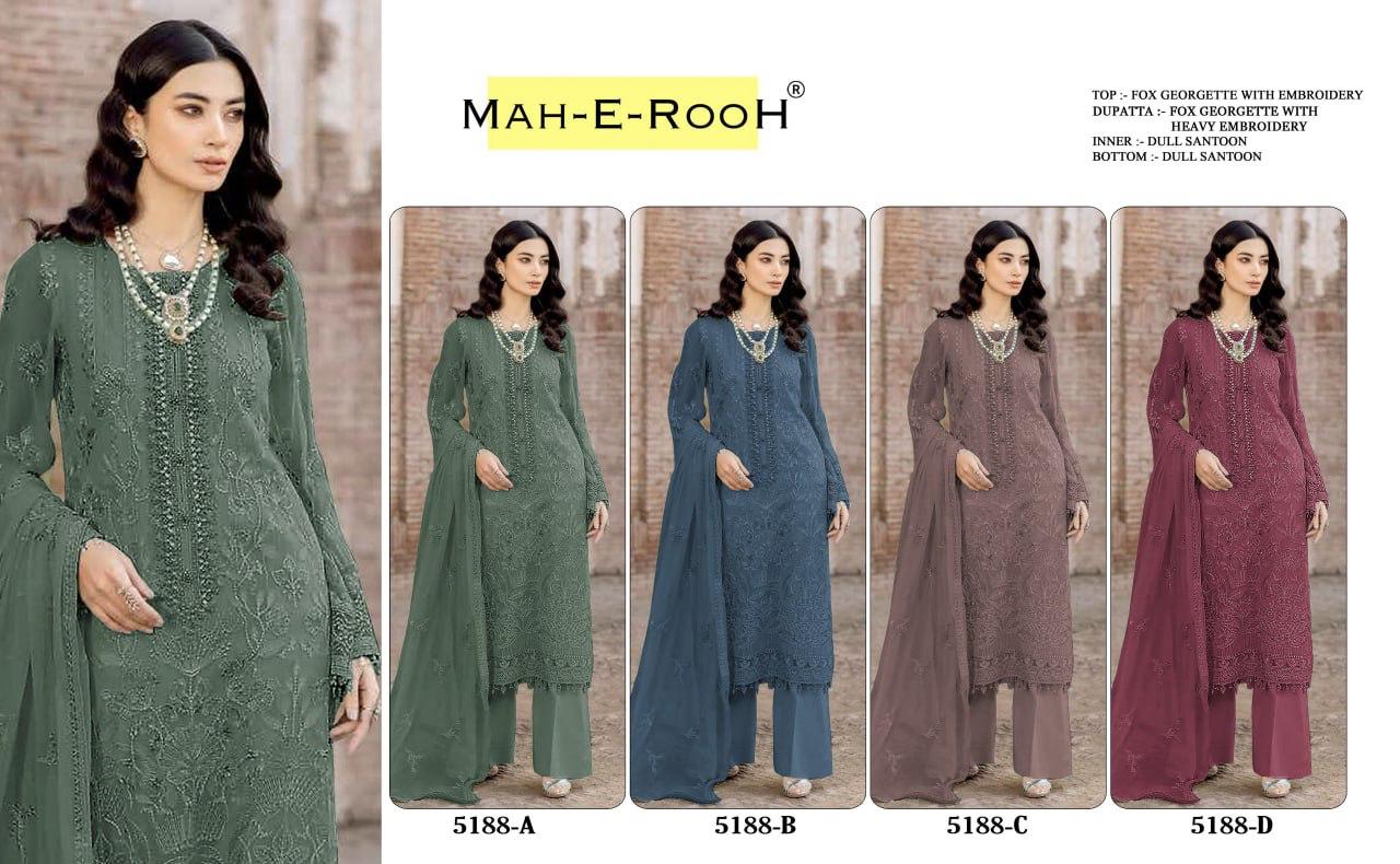 HEAVY FOX GEORGETTE WITH EMBROIDERY WORK SUIT