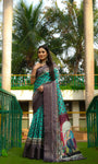 Soft Dola Silk saree with all over Kalamkari Digital prints