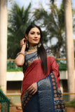 Soft Dola Silk saree with all over Kalamkari Digital prints