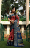 Soft Dola Silk saree with all over Kalamkari Digital prints