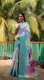 Handpicked Lite weight Soft Dola Silk sarees with digital Print