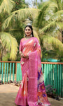 Handpicked Lite weight Soft Dola Silk sarees with digital Print