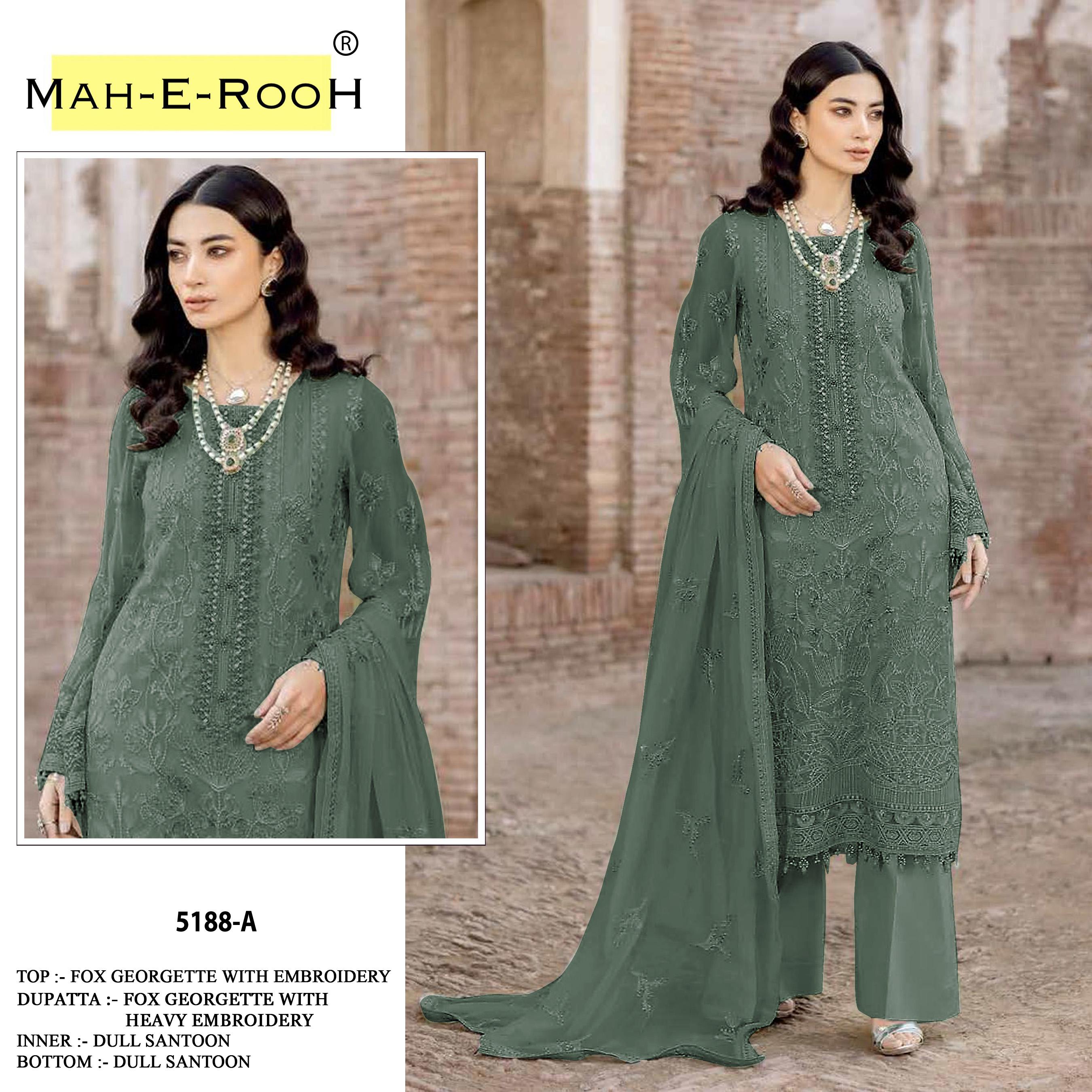HEAVY FOX GEORGETTE WITH EMBROIDERY WORK SUIT