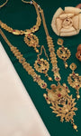 Traditional Long Set Gold Plated Necklace Combo Set