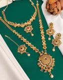 Traditional Rajwadi Set With Gold Plated Necklace