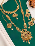 Rajwadi Fashionable Gold Plated Combo Set