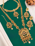 Fancy Traditional Rajwadi Gold Plated Combo Set