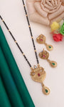 Antique Premium Quality Mangalsutra With Meenakari