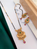 Premium Quality Antique Mangalsutra With Meenakari