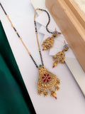 Premium Quality Antique Mangalsutra With Meenakari