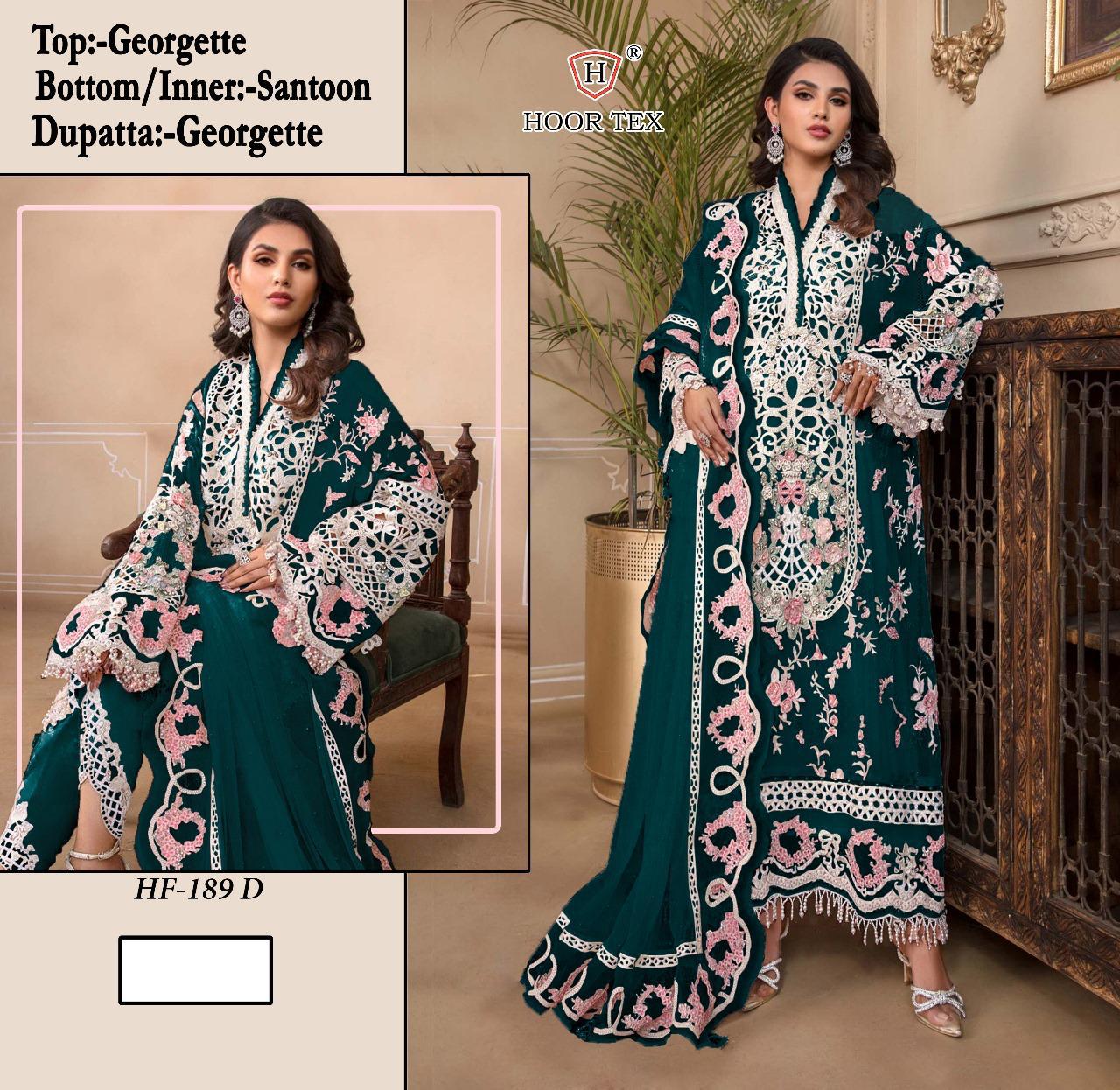 Fox Georgette  Embroidery work Suit